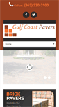 Mobile Screenshot of gulfcoastpaversflorida.com